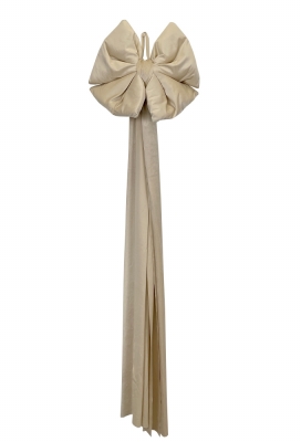 Strik Luvet & Lint Velvet Cream Met 4 lussen 48x180cm 1 stuks Strik Luvet & Lint Velvet Cream Met 4 lussen 48x180cm 1 stuks