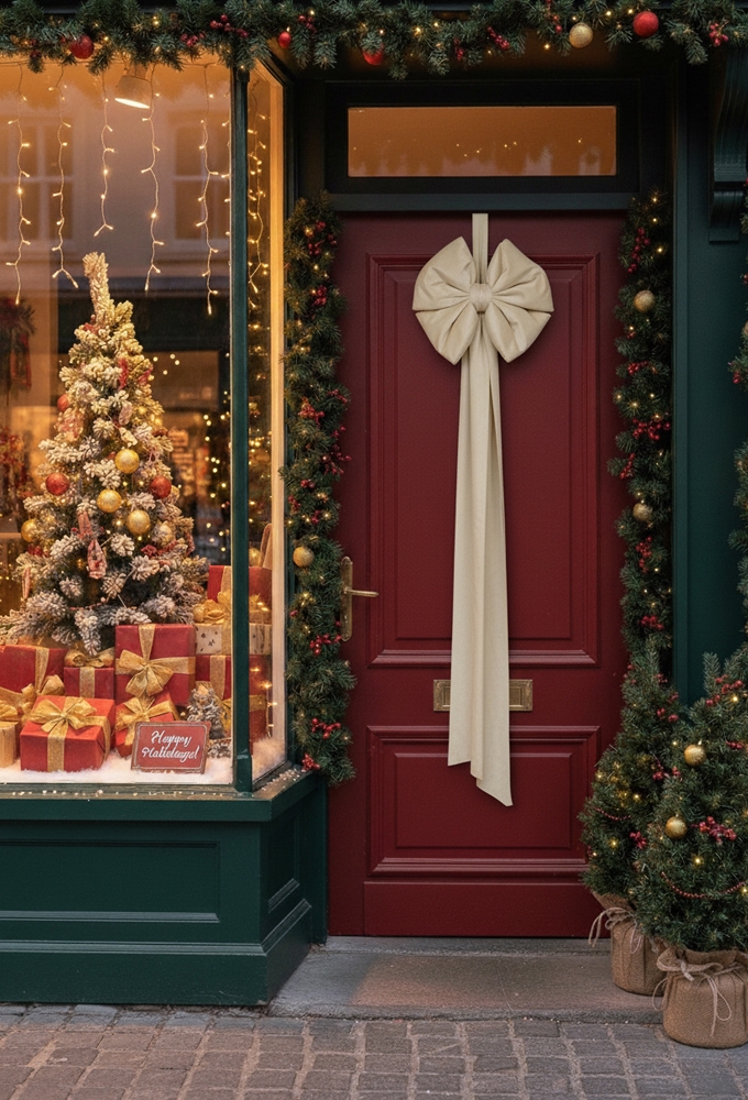 Strik Luvet & Lint Velvet Cream Met 4 lussen 48x180cm 1 stuks