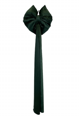 Strik Luvet & Lint Velvet Donker groen Met 4 lussen 48x180cm 1 stuks Strik Luvet & Lint Velvet Donker groen Met 4 lussen 48x180cm 1 stuks