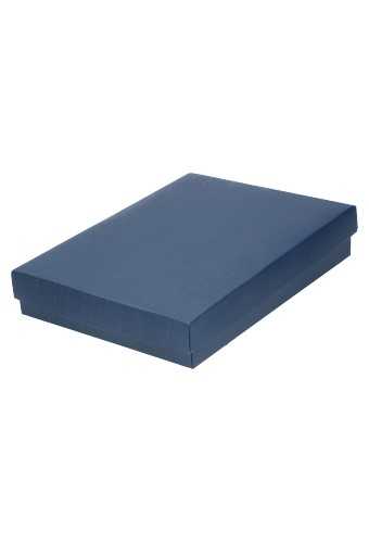 Luxe Kadodoosje & Deksel Bruno Blauw 22x16x3.5cm 300gr 10stuks