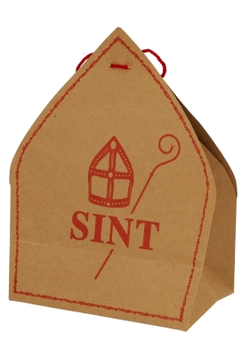 Sintzak Mijter Van Sinterklaas Met Koordje FSC® 18x8x25cm 10stuks