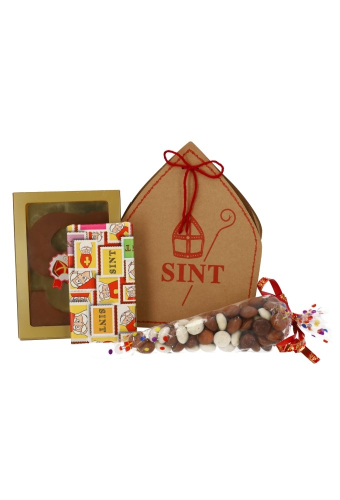 Sintzak Mijter Van Sinterklaas Met Koordje FSC® 18x8x25cm 10stuks