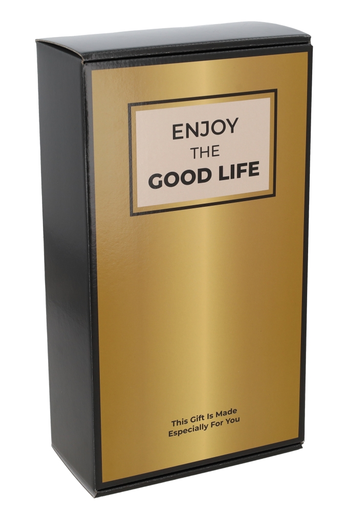 Wijnverpakking Enjoy The Good Life 2 fles 33.5x18.7x8.5cm 15 stuks