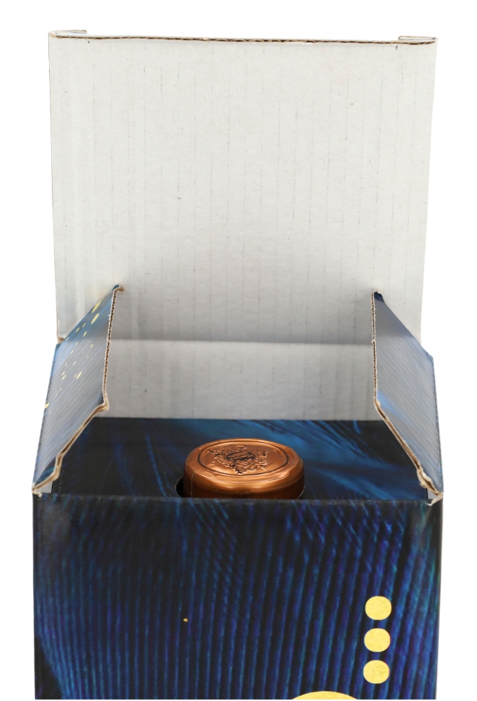 Wijnverpakking Zwart Cheers 1-Fles 9x9x31cm 25stuks