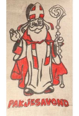Sint Jutezak Sint XL Groot 58x100cm En Opdruk OP IS OP