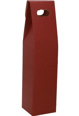Luxe Wijndozen Vigo Bordeaux & Venster 1 fles 9x9x38.5cm 10stuks OP IS OP