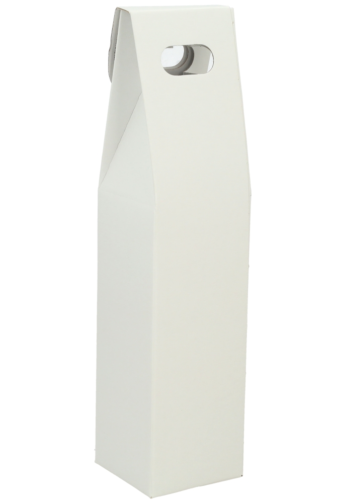 Luxe Wijndozen Vigo Wit & Venster 1 fles 9x9x38.5cm 10stuks