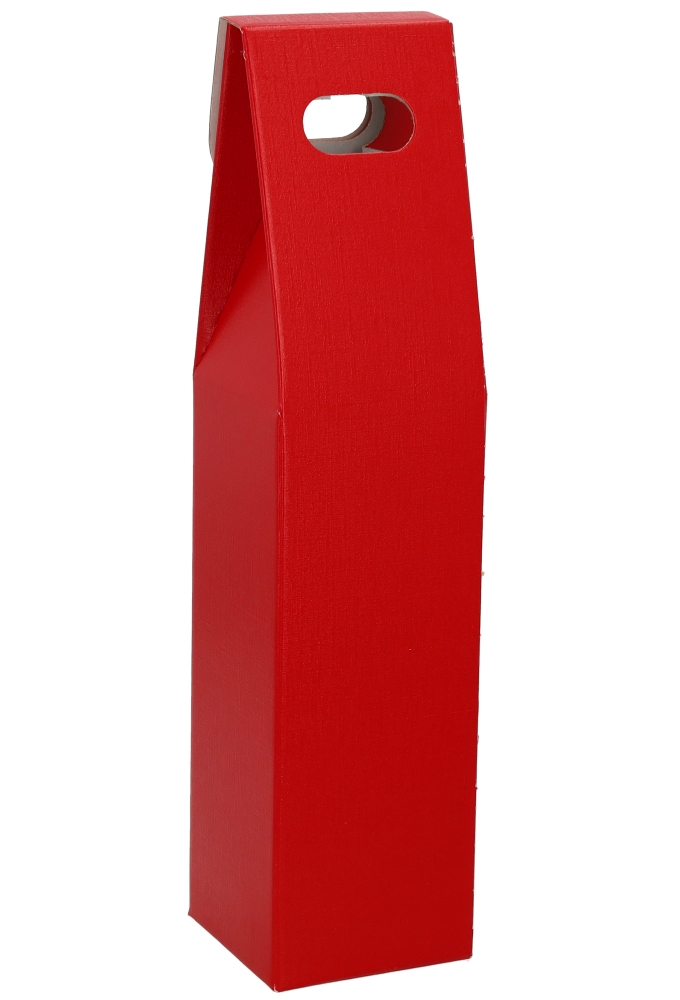 Luxe Wijndozen Vigo Rood & Venster 1 fles 9x9x38.5cm 10stuks