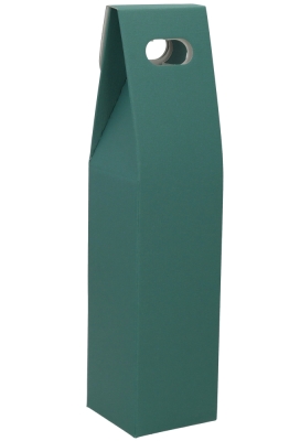 Luxe Wijndozen Vigo Groen & Venster 1 fles 9x9x38.5cm 10stuks