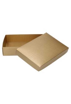 Luxe Kadodoosje & Deksel Bruno Goud 13x9x3.5cm 300gr 10st OP IS OP