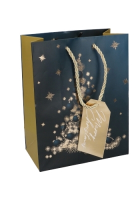 Kersttasjes Medium Lighting Christmas Tree 18x10x23cm 9stuks Kersttasjes Medium Lighting Christmas Tree 18x10x23cm 9stuks