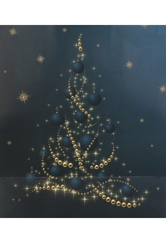 Kersttasjes Medium Lighting Christmas Tree 18x10x23cm 9stuks Kersttasjes Medium Lighting Christmas Tree 18x10x23cm 9stuks