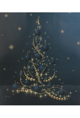 Kersttasjes Medium Lighting Christmas Tree 18x10x23cm 9stuks Kersttasjes Medium Lighting Christmas Tree 18x10x23cm 9stuks