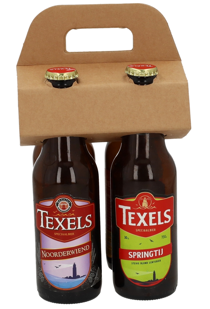Bierverpakking Draagdoos Berlin Topclusters Kraft voor 4 flesjes 10st Bierverpakking Draagdoos Berlin Topclusters Kraft voor 4 flesjes 10st