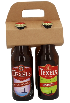 Bierverpakking Draagdoos Berlin Topclusters Kraft voor 4 flesjes 10st Bierverpakking Draagdoos Berlin Topclusters Kraft voor 4 flesjes 10st