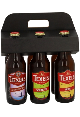 Bierverpakking Draagdoos Berlin Topclusters Zwart voor 6 flesjes 10st