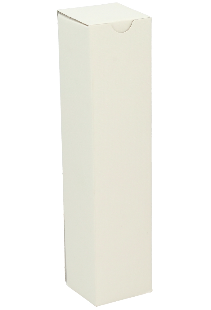 Wijnflesverpakking Wit Relief Piccolo Flesje 5.5x5.5x24cm 10stuks