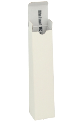 Wijnflesverpakking Wit Relief Piccolo Flesje 5.5x5.5x24cm 10stuks Wijnflesverpakking Wit Relief Piccolo Flesje 5.5x5.5x24cm 10stuks