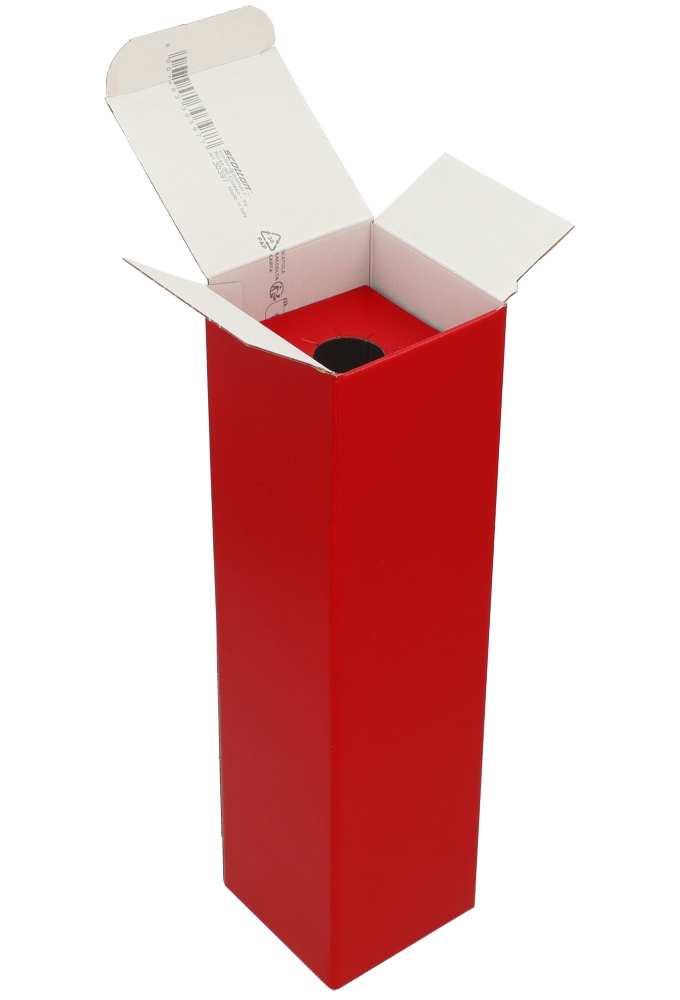 Luxe Wijndozen Vigo Rood 1 fles 9x9x34cm 50stuks