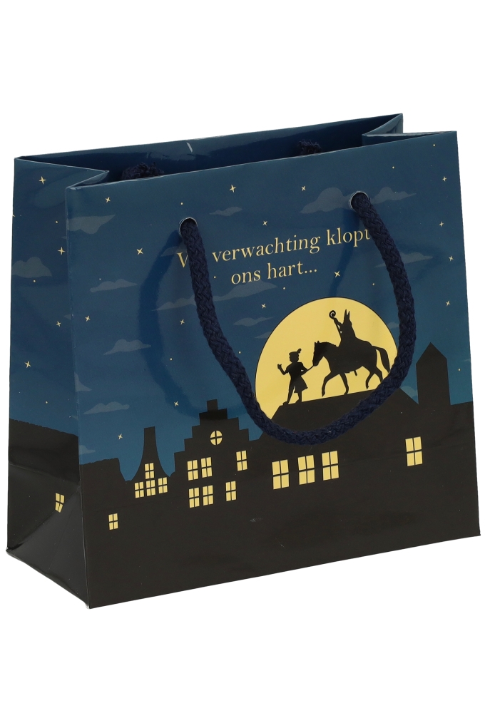 Sinttasjes Sinterklaas Is Weer In Het Land 16x7x15cm 170gr 10stuks