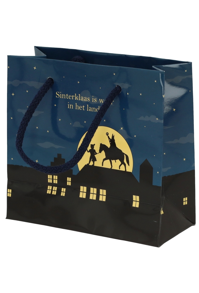 Sinttasjes Sinterklaas Is Weer In Het Land 16x7x15cm 170gr 10stuks