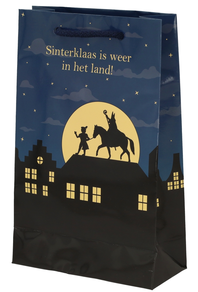 Sinttasjes Sinterklaas Is Weer In Het Land 16x7x25cm 170gr 10stuks