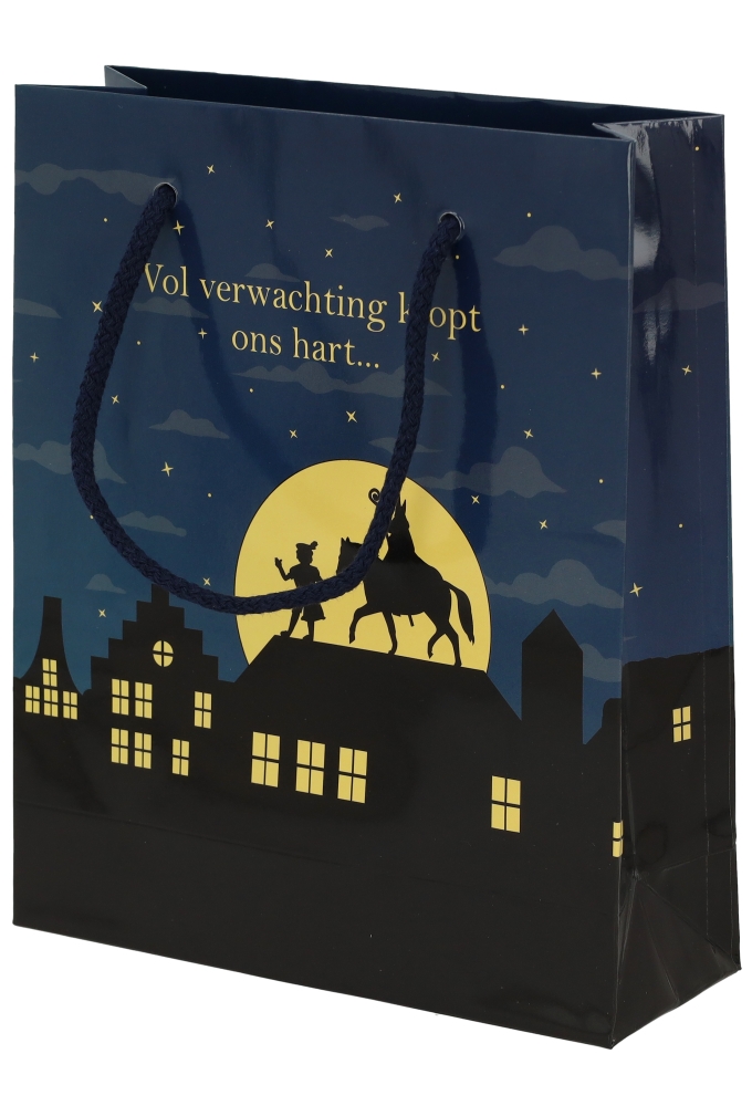 Sinttasjes Sinterklaas Is Weer In Het Land 19x7x23cm 170gr 10stuks