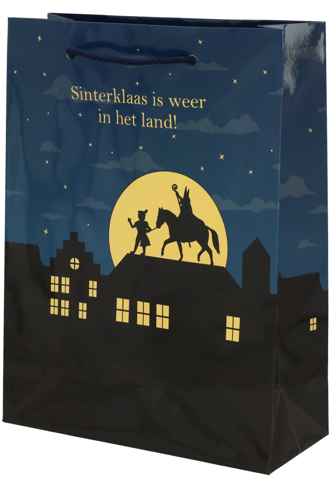 Sinttasjes Sinterklaas Is Weer In Het Land 24x10x32cm 170gr 10stuks