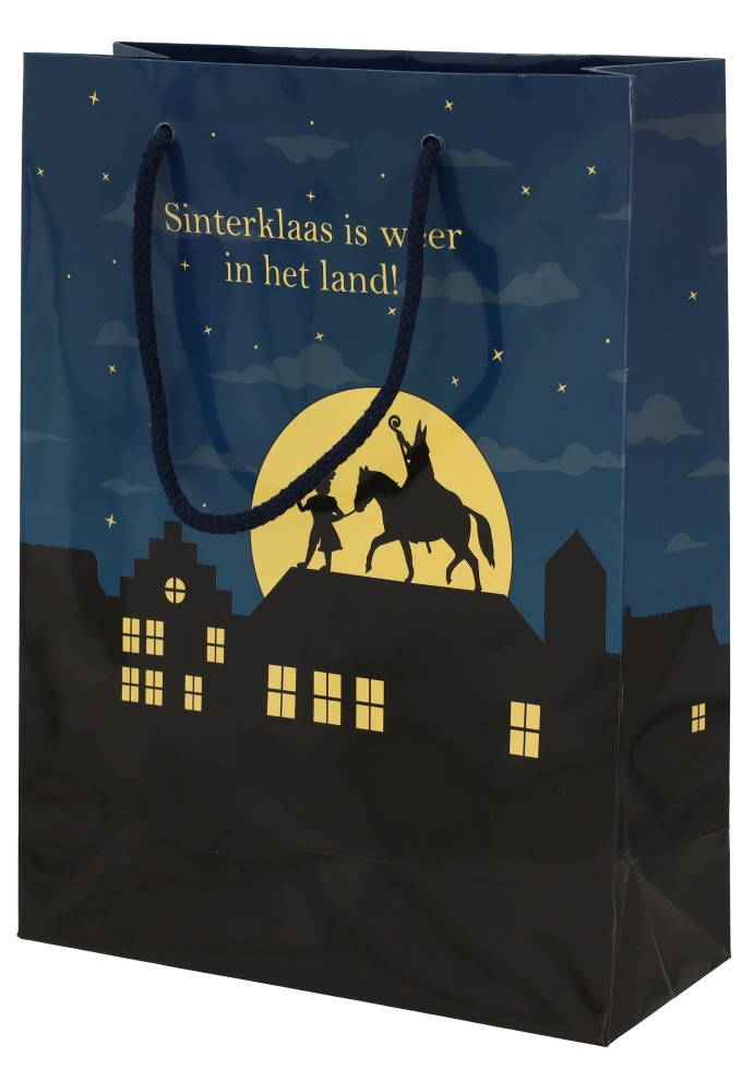 Sinttasjes Sinterklaas Is Weer In Het Land 24x10x32cm 170gr 10stuks