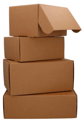 Verzenddoos Klepdoosje Budget Fast Naturel 34x24x16cm 29stuks