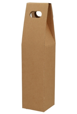 Wijndozen Vigo Kraft & Venster 1 fles 9x9x38.5cm 10stuks