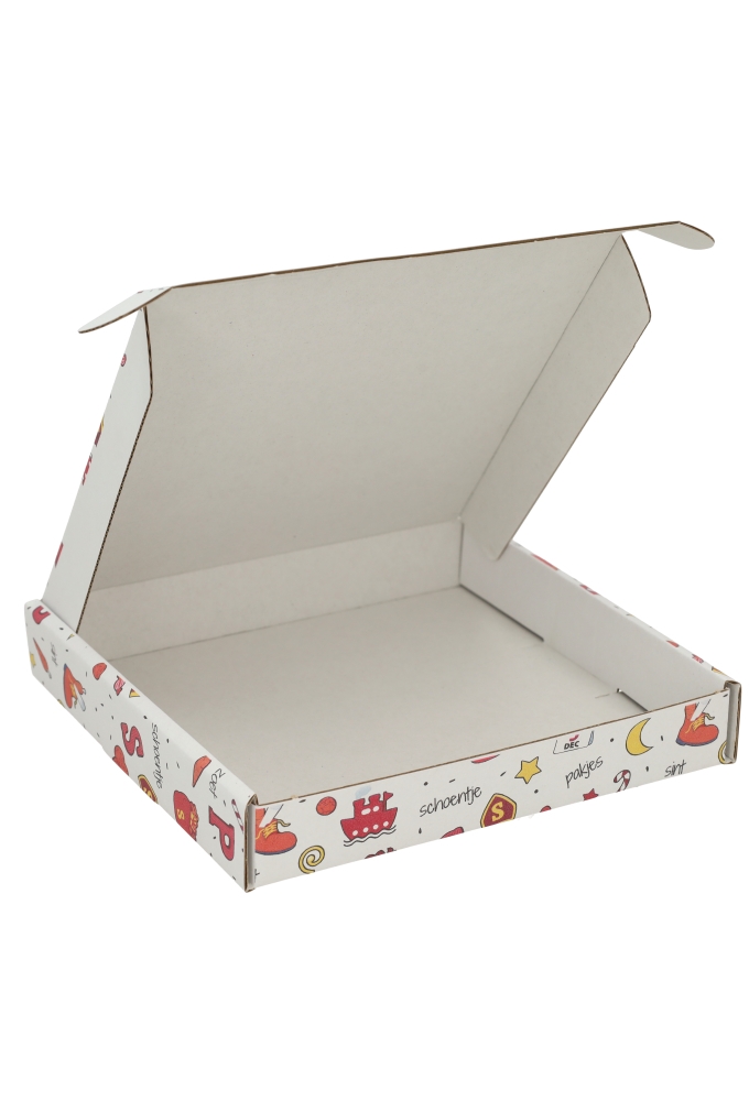 Brievenbusdoos Sinterklaas Vierkant 17.5x17.5x2.8cm 10stuks