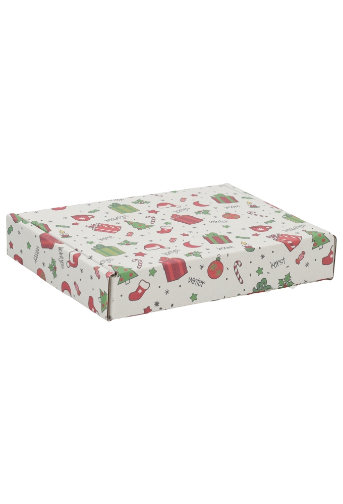 Brievenbusdoos Kerst A6 16x11.5x2.8cm 10stuks