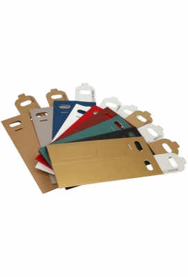 Luxe Wijndozen Multikleur & Venster 1 fles 9x9x38.5cm 9stuks