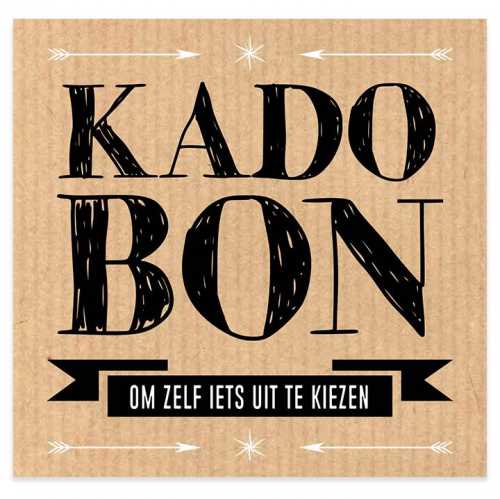Kadobon Kraft Zelf Iets Uit Te Kiezen + Envelop 12x12cm 12stuks Kadobon Kraft Zelf Iets Uit Te Kiezen + Envelop 12x12cm 12stuks