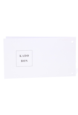Kadobon Vierkant Wit 10x10cm 10stuks Kadobon Vierkant Wit 10x10cm 10stuks
