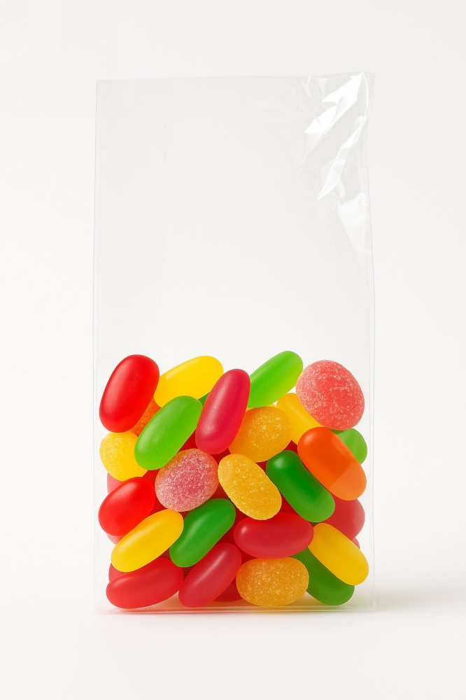 Transparante Budget Plastic Zakjes 10x25x2,25cm LDPE 1000stuks