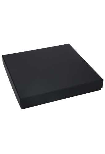 Luxe Geschenkdoosje 1400gr Sydney Zwart Mat 25x25x3.5cm 8 stuks