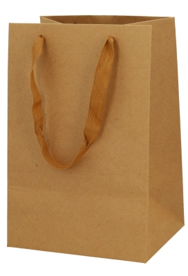 Kadotasjes Trazo Kraft Met PET Venster FSC® 20x16x30cm 10stuks Kadotasjes Trazo Kraft Met PET Venster FSC® 20x16x30cm 10stuks