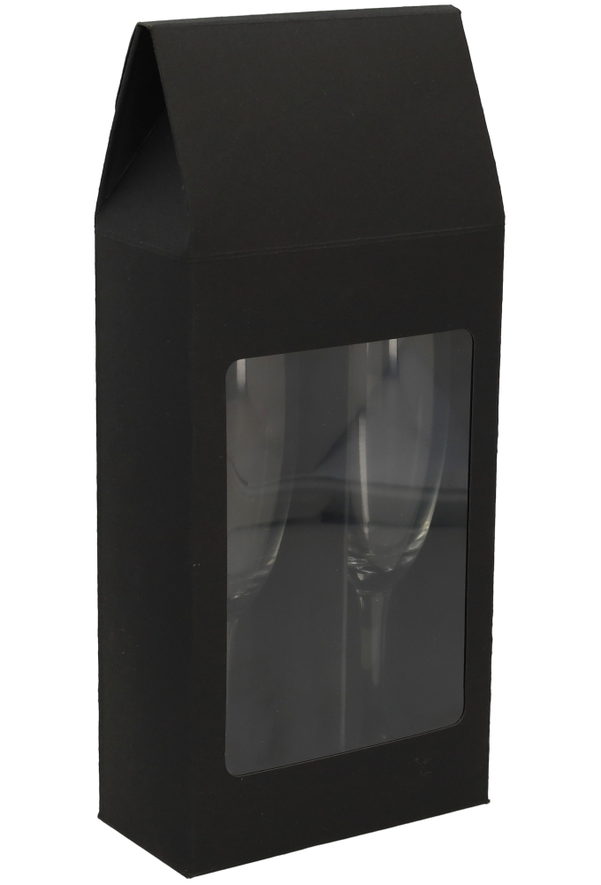Bierverpakking Tivoli Black Window 2flesjes bier 15.5x7.5x30cm 10stuks Bierverpakking Tivoli Black Window 2flesjes bier 15.5x7.5x30cm 10stuks