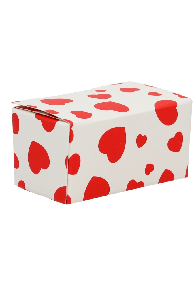 Bonbondoosjes Hartjes Bella Voor 2 Bonbons FSC® 6.7x3.4x3.3cm 25stuks