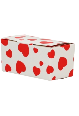 Bonbondoosjes Hartjes Bella Voor 2 Bonbons FSC® 6.7x3.4x3.3cm 25stuks