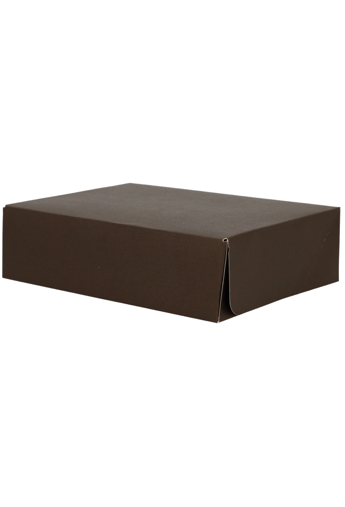 Geschenkdoos Cateringdoos Lino Bruin 22x16x6cm 10stuks