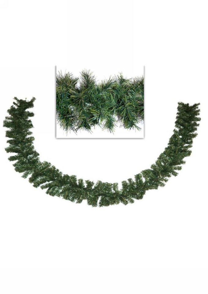 Kerst Guirlande Groen in 2 kleuren 280cm 