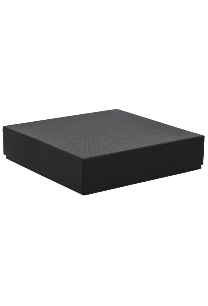 Sieradendoosjes Nora Zwart 16x16x3.8cm 4stuks