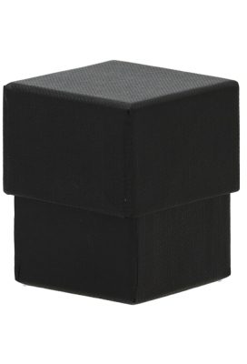 Sieradendoosjes Nora Zwart 4.5x4.5x4.5cm 8stuks