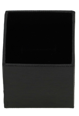 Sieradendoosjes Nora Zwart 4.5x4.5x4.5cm 8stuks