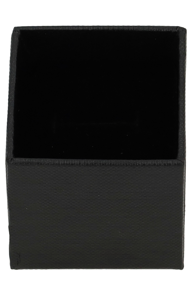 Sieradendoosjes Nora Zwart 4.5x4.5x4.5cm 8stuks