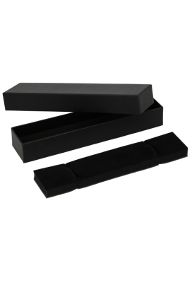 Sieradendoosjes Nora Zwart 24.5x5.5x3.5cm 4stuks