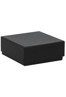 Sieradendoosjes Nora Zwart 9x9x3cm 4stuks